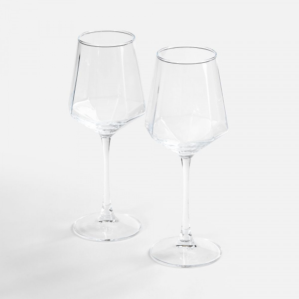 Набор из 2 бокалов для вина Fasetti