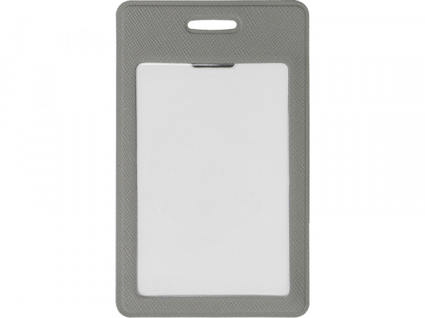 Вертикальный карман из экокожи для карты Favor, светло-серый