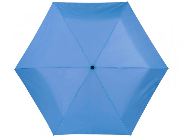 Складной зонт Emily 21 дюйм с карабином, ярко-синий