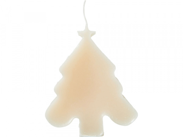 Свеча Елочка, молочный