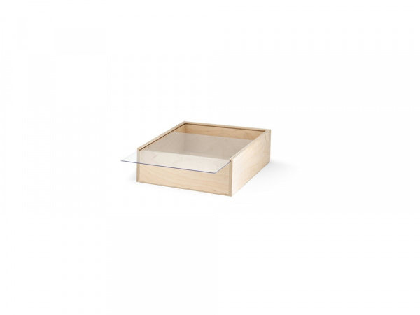 Деревянная коробка BOXIE CLEAR S, натуральный светлый