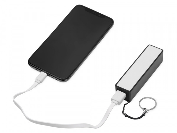 Портативное зарядное устройство Сатурн, 2200 mAh, черный