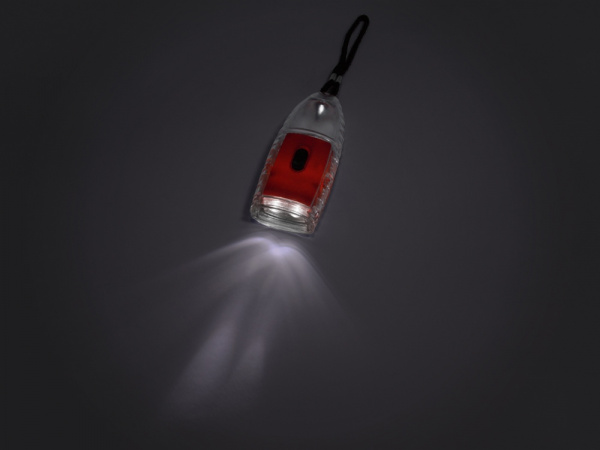 Фонарь Обелиск, красный/прозрачный (Р)