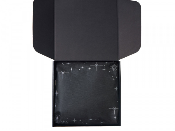 Подарочный набор с варежками, шарфом и термосом, зеленое яблоко