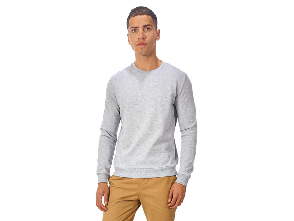 Свитшот Motion унисекс с начесом, серый меланж