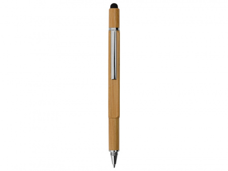 Ручка-стилус из бамбука Tool с уровнем и отверткой