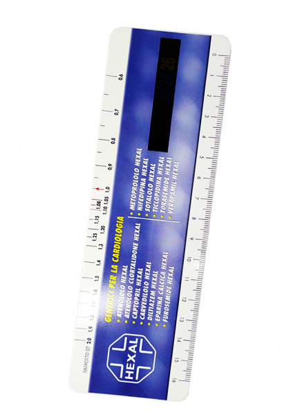 Линейка с комнатным термометром