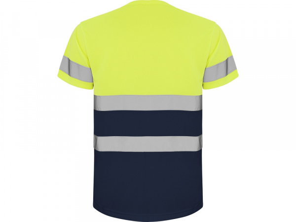 Футболка Delta мужская, нэйви/неоновый желтый