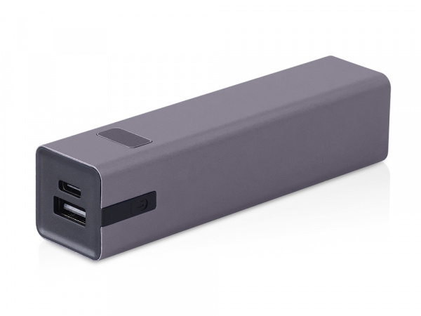 Внешний аккумулятор Rail, 5000 mAh, темно-серый