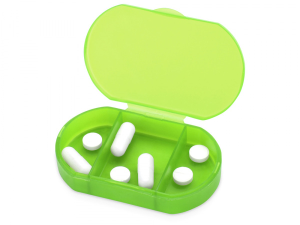 Таблетница, зеленое яблоко