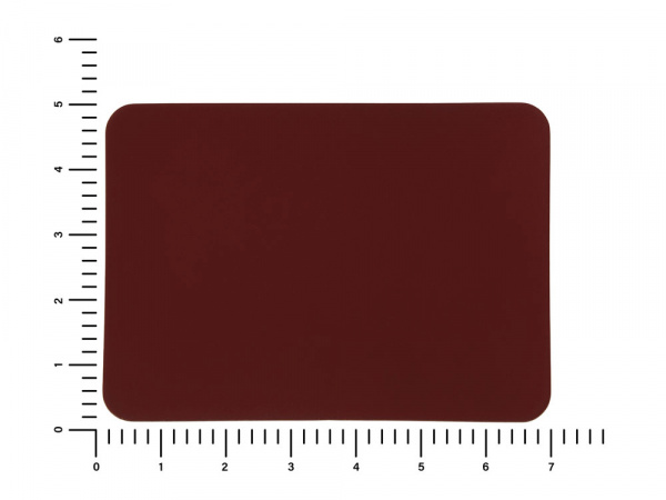 ПАТЧ ПРЯМОУГОЛНЫЙ soft-touch (коричневый ) 5,0 х 7,0 см