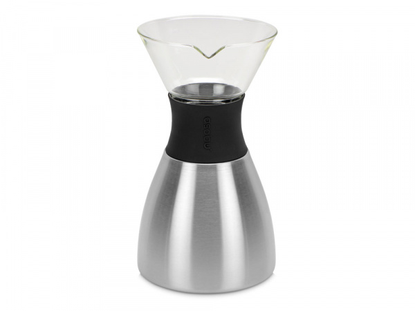 Кофеварка POUR OVER, 1000 мл, серебристый/черный