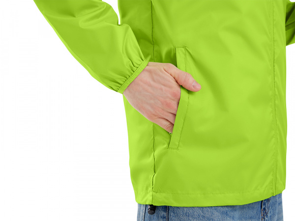 Ветровка Miami 2.0 мужская с чехлом, зеленое яблоко