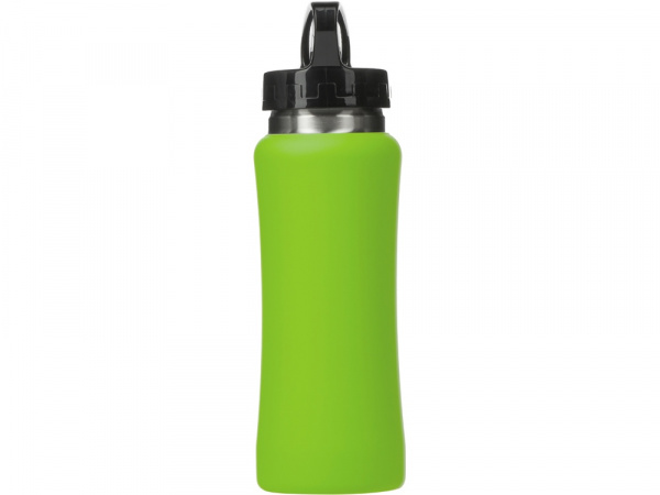 Бутылка для воды Bottle C1, сталь, soft touch, 600 мл, зеленое яблоко