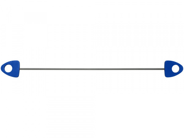 Резинка для занятий йогой Dolphin с ручкой, ярко-синий