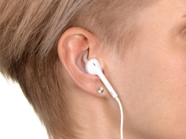 Беспроводные наушники Get Up с чехлом, белый