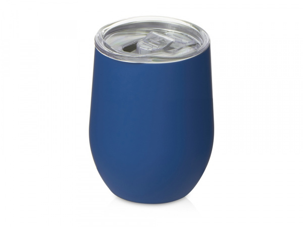 Термокружка Vacuum mug C1, soft touch, 370мл, синий (Р)