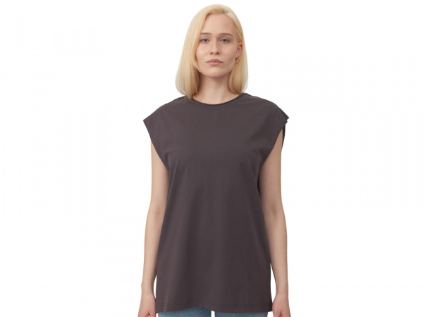 Майка оверсайз Berlin, унисекс, темно-серый