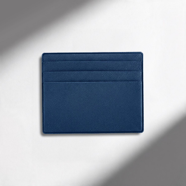 Картхолдер для денег и шести пластиковых карт Фэйвор (Favor), синий (Р)