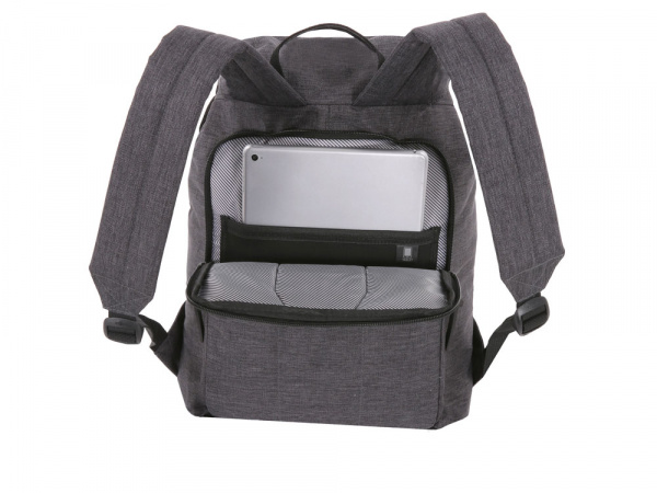Рюкзак SWISSGEAR 13'', ткань Grey Heather/ полиэстер 600D PU , 29х13х40 см, 15 л, серый