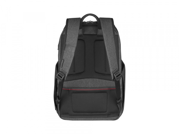 Рюкзак VICTORINOX Architecture Urban 2 Deluxe Backpack 15, серый, полиэстер/кожа, 31x23x46 см, 23 л