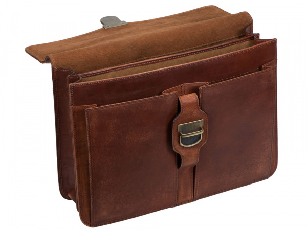 Портфель Имперский Giulio Barсa, коричневый