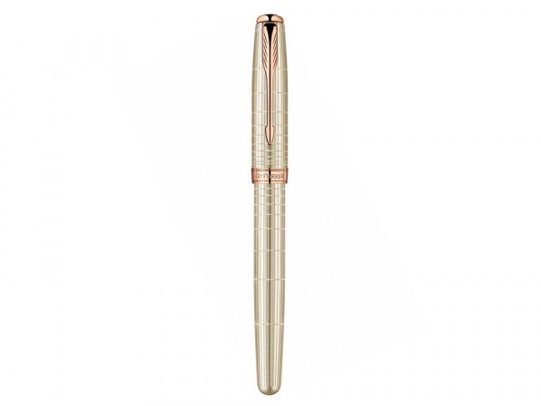 Перьевая ручка Parker Sonnet F535 VERY PREMIUM Feminine, (серебро 925 пробы) цвет: Silver PGT, перо: F
