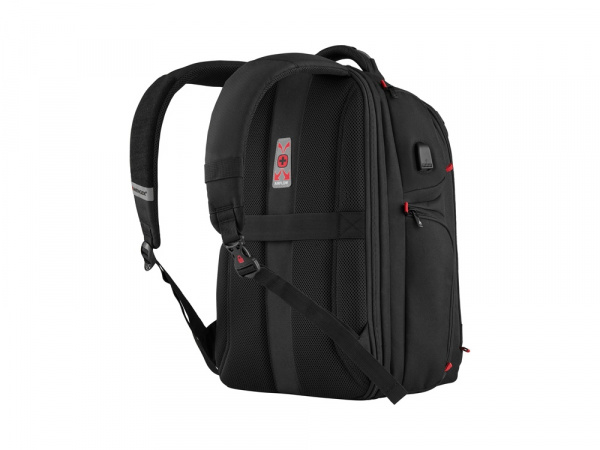 Рюкзак WENGER PlayerOne 17.3, чёрный, 100% полиэстер, 38х26х49 см, 29 л