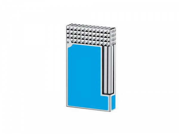 Зажигалка LigneD. S.T.Dupont, бирюзовый/серебристый