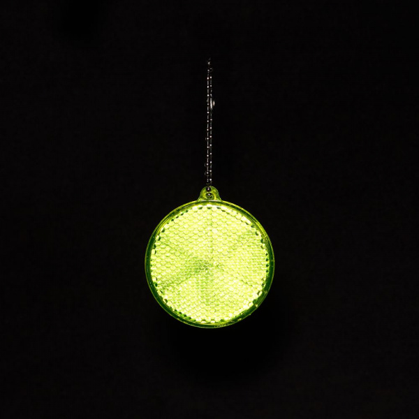 Пешеходный светоотражатель с цепочкой «Круг»