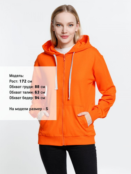 Толстовка на молнии с капюшоном Siverga