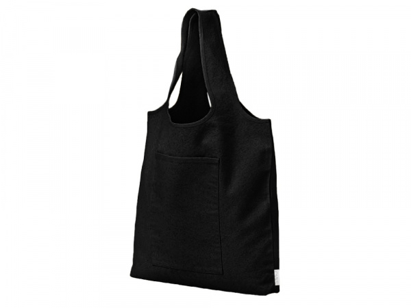 Сумка-шоппер Vest из хлопка 340 г/м2, черный