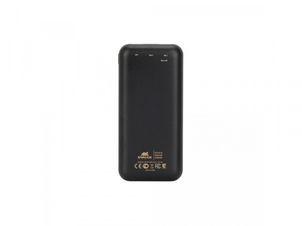 Внешний аккумулятор VA2516, 16000 mAh, черный
