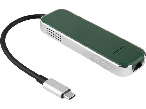 Хаб USB Rombica Type-C Chronos Green (Р)