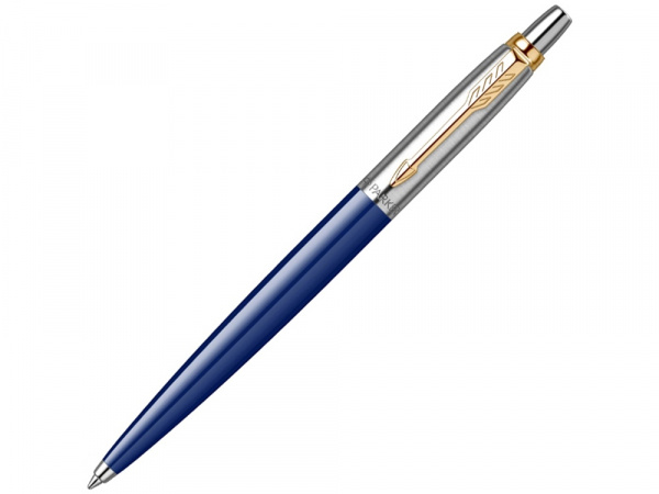Шариковая ручка Parker Jotter K160, цвет: Blue/GT, стержень: M, цвет чернил: blue, в подарочной упаковке.
