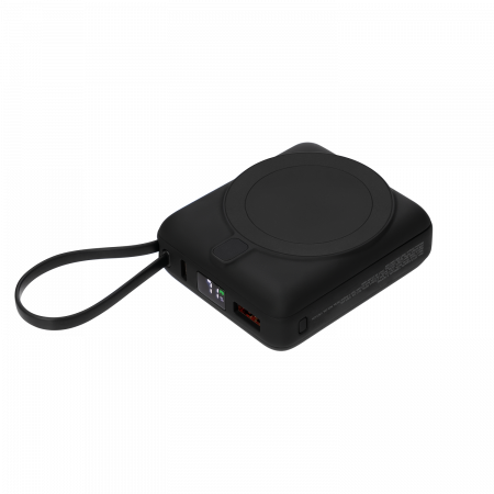 Внешний аккумулятор с подсветкой Риттер PD (Ritter PD) 10000mAh с функцией беспроводной зарядки 15W