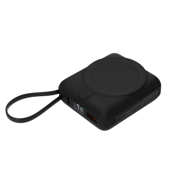 Внешний аккумулятор с подсветкой Риттер PD (Ritter PD) 10000mAh с функцией беспроводной зарядки 15W