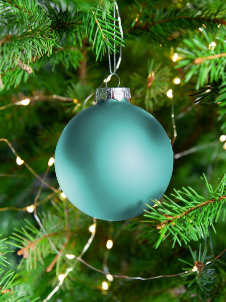 Елочный шар Finery Matt, 8 см