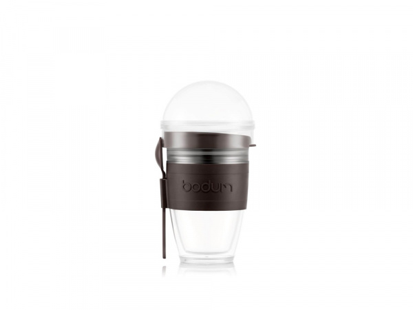 JOYCUP BREAKFAST. Стакан для йогурта 250 мл, темно-каштановый