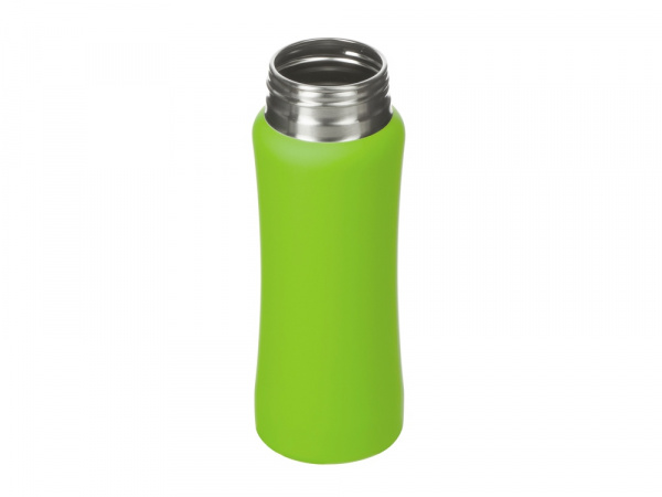 Бутылка для воды Bottle C1, сталь, soft touch, 600 мл, зеленое яблоко