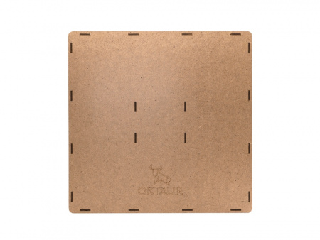 Часы Римские 1 со мхом настенные, цвет черный малахит, QRONA