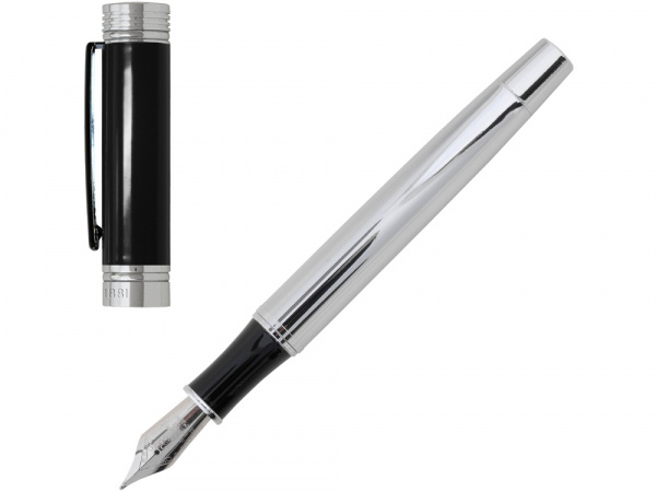 Перьевая авторучка Zoom Classic Black. Cerruti 1881