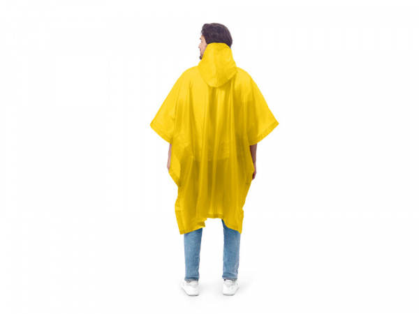 Пончо Hawaii c чехлом унисекс, желтый