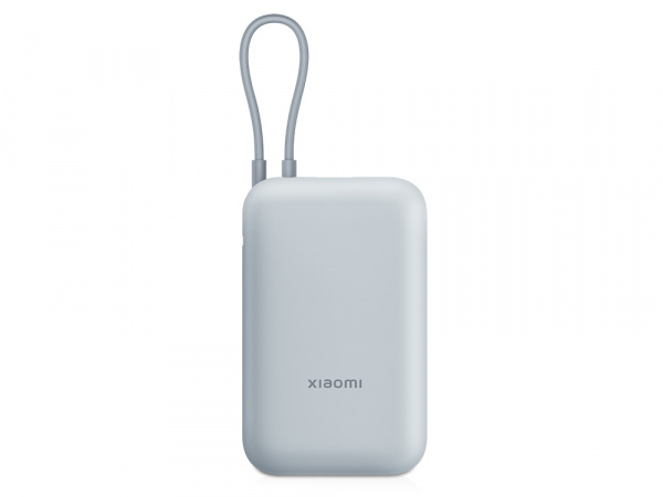 Внешний аккумулятор со встроенным кабелем Mi Power Bank 10000mAh (Integrated Cable) Ice Blue GL