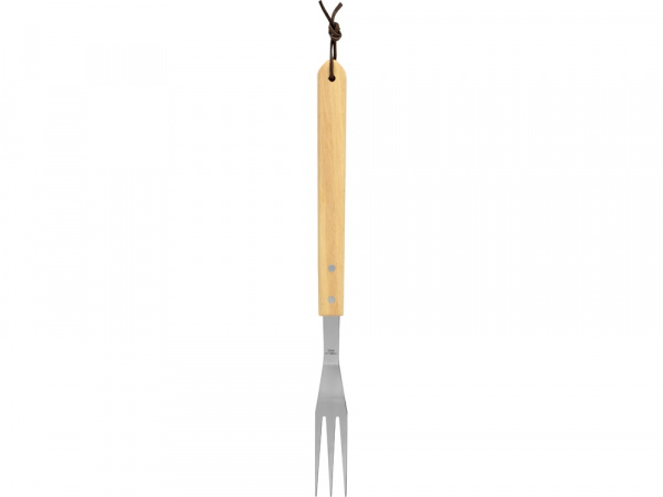 Вилка для барбекю с деревянной ручкой BBQ