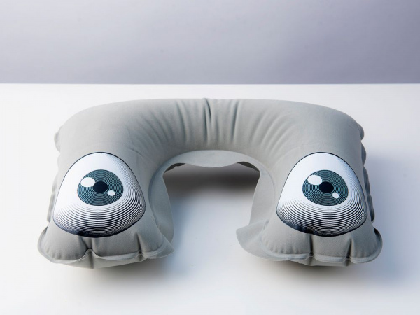 Надувная подушка под шею в чехле Sleep