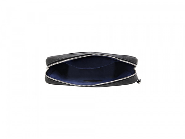 Барсетка, LINE D CAPSULE Grained, (Small), черная зернистая мягкая кожа