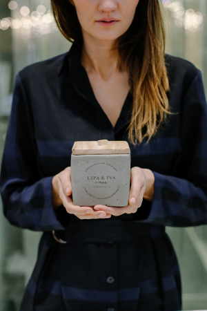 Кашпо BLOCK (бетон)