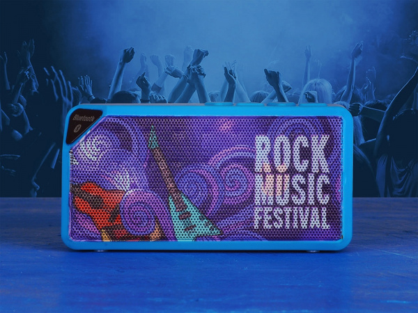 Портативная колонка Bermuda с функцией Bluetooth, черный