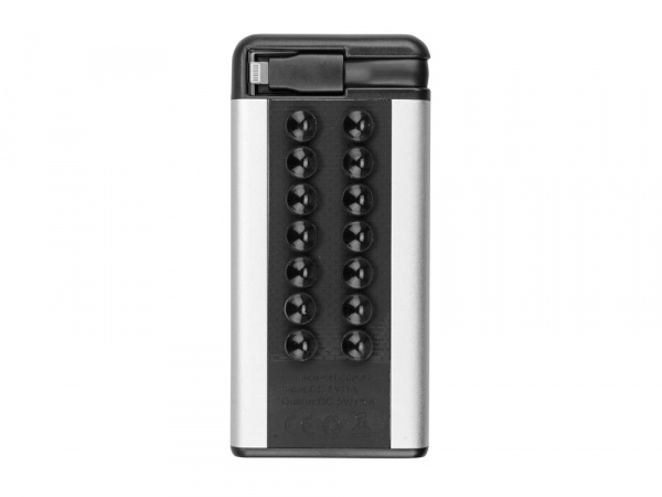 Портативное зарядное устройство Octopus, серебристый